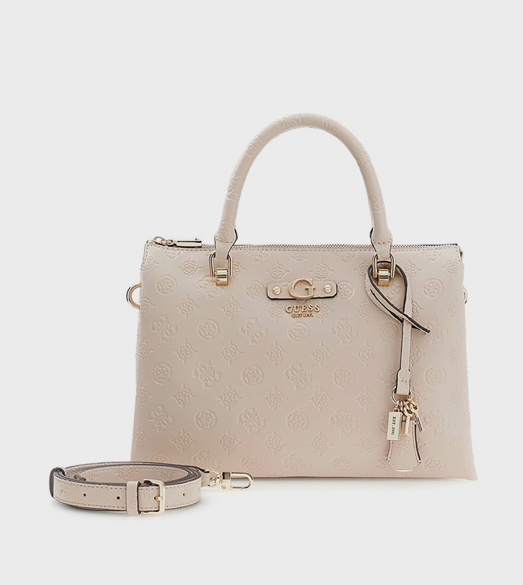 DITA Logo Debossed Satchel Bag