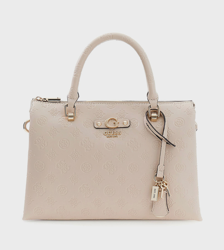 DITA Logo Debossed Satchel Bag