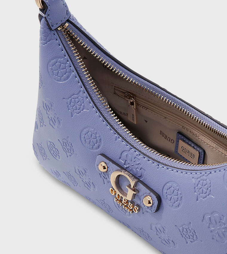 DITA Logo Debossed Shoulder Bag