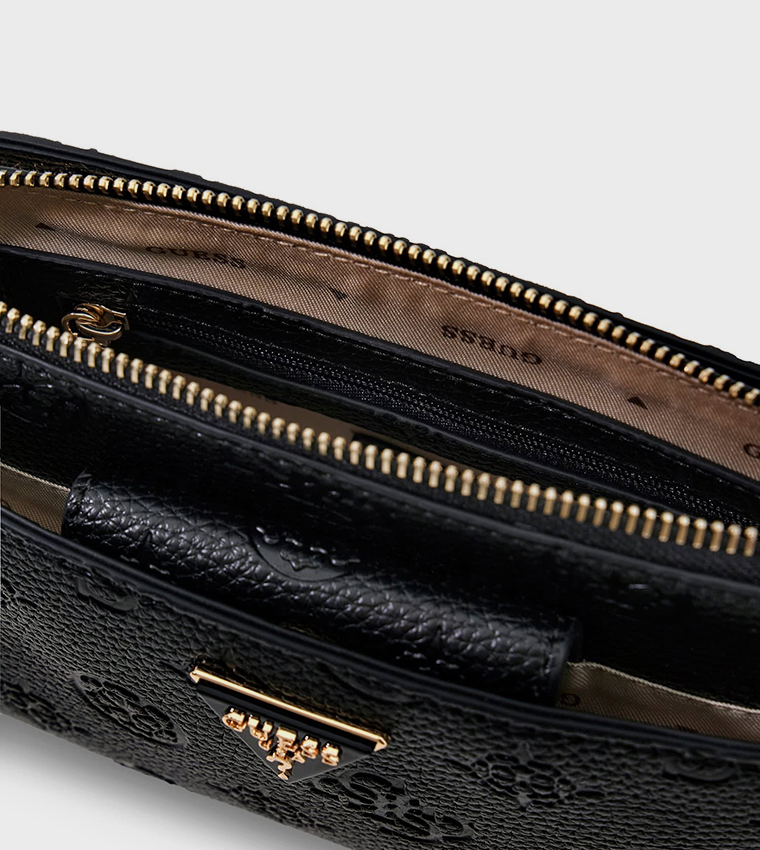 CRESIDIA II Logo Debossed Convertible Crossbody Bag