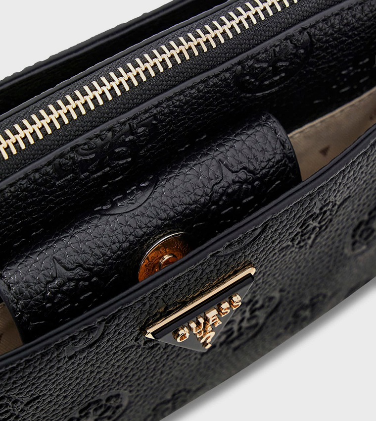 CRESIDIA II Logo Debossed Convertible Crossbody Bag