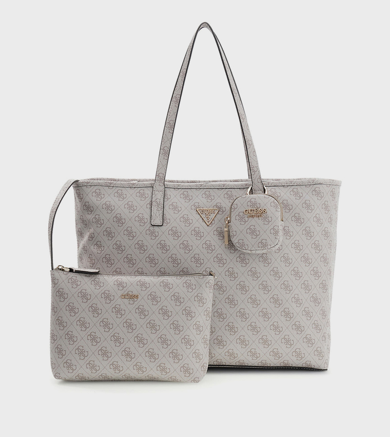 POWER PLAY II Logo Patterned Tech Tote Bag