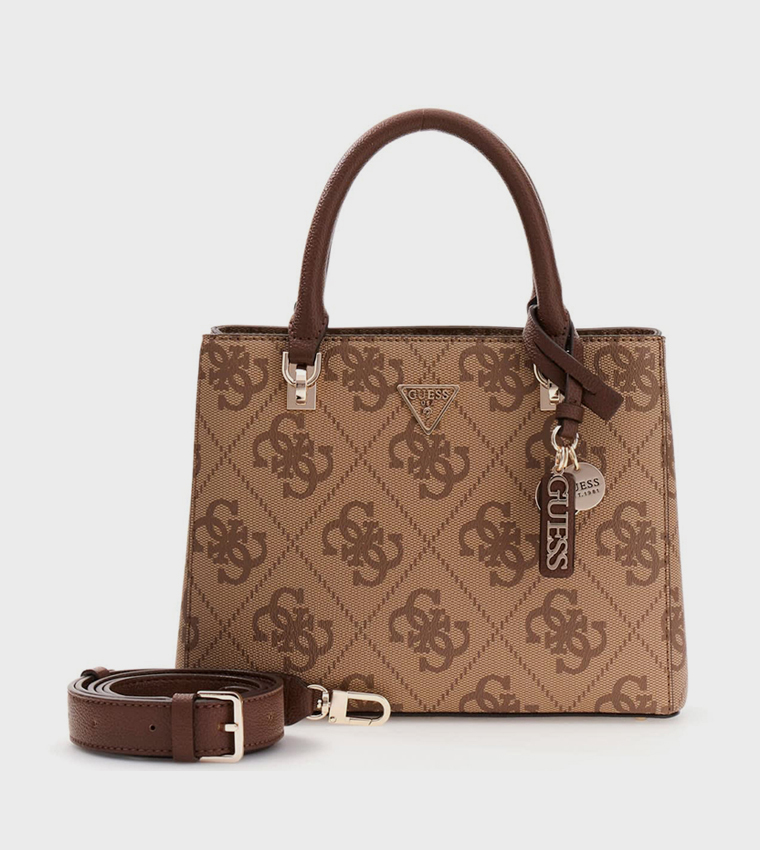 NOELLE II Logo Patterned Mini Satchel Bag