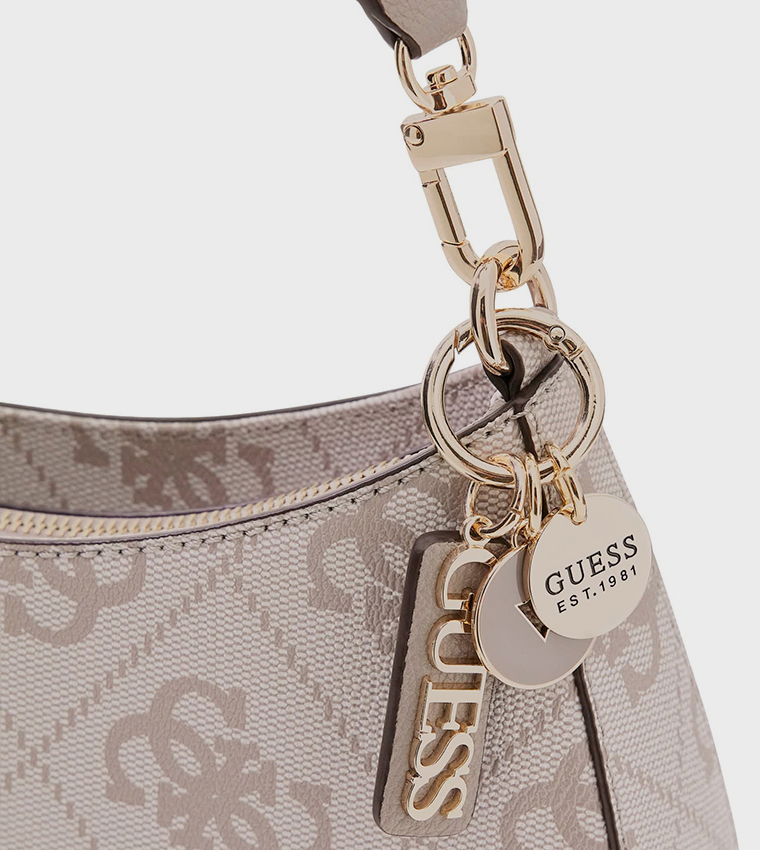 NOELLE II Logo Patterned Shoulder Bag