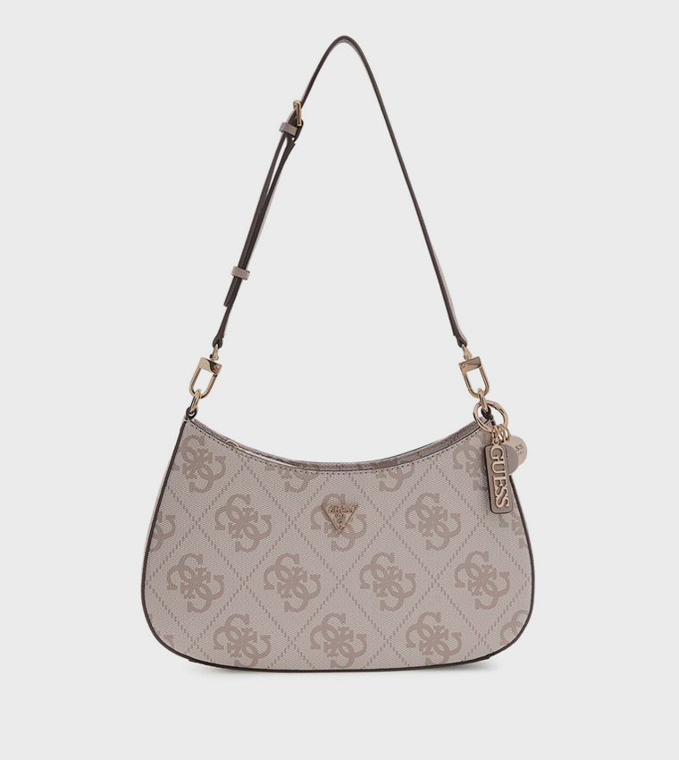 NOELLE II Logo Patterned Shoulder Bag