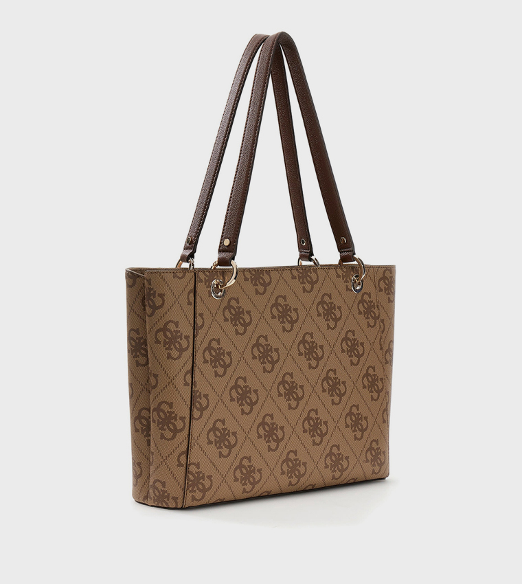 NOELLE II Logo Patterned Tote Bag
