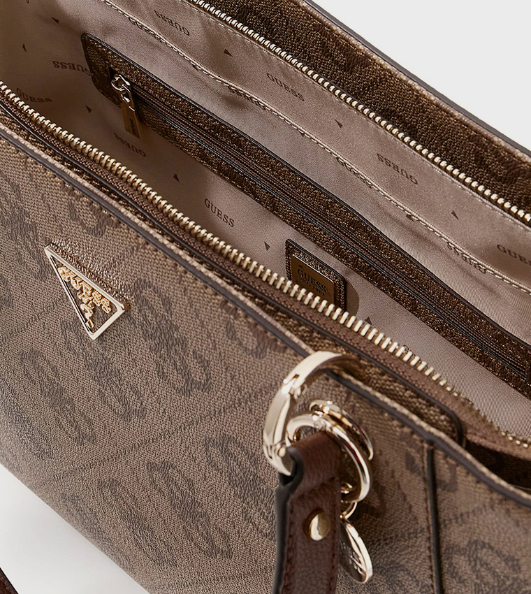 NOELLE II Logo Patterned Tote Bag