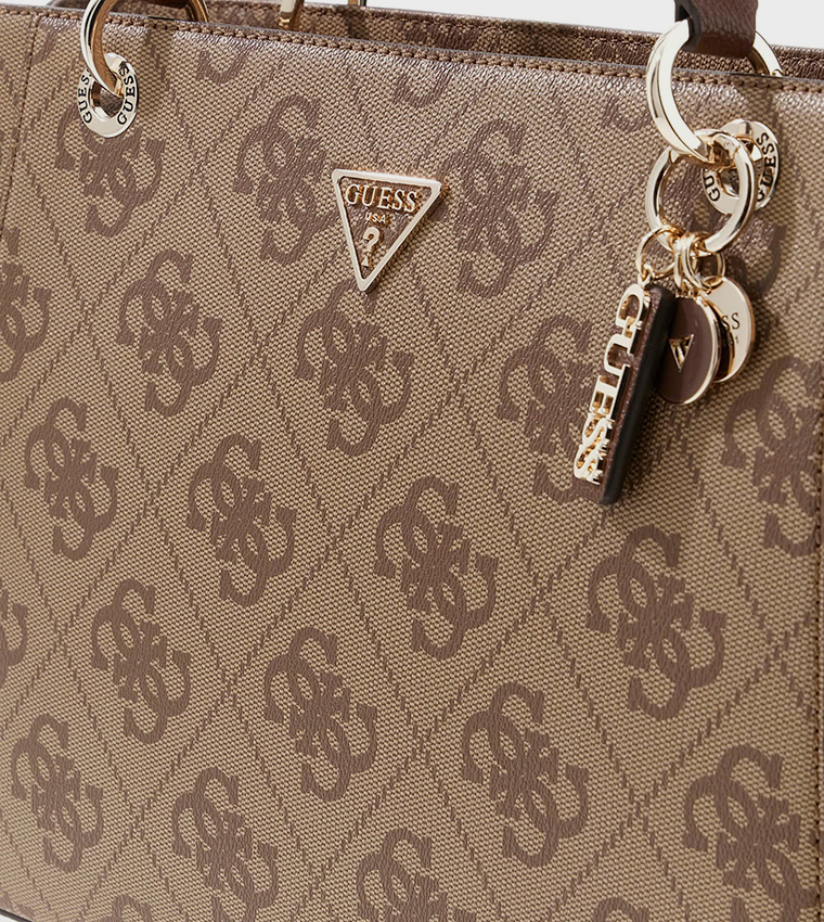 NOELLE II Logo Patterned Tote Bag