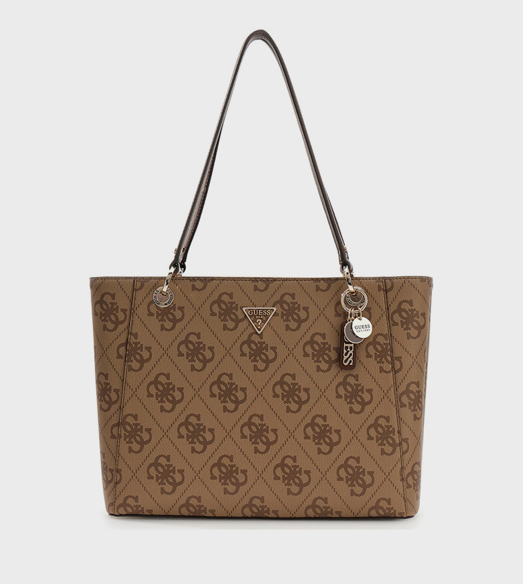 NOELLE II Logo Patterned Tote Bag