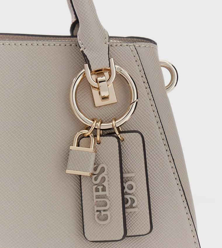NOELLE II Textured Satchel Bag