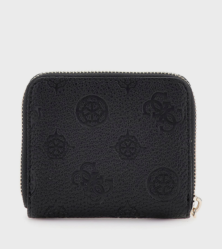 CRESIDIA II Logo Debossed Small Wallet