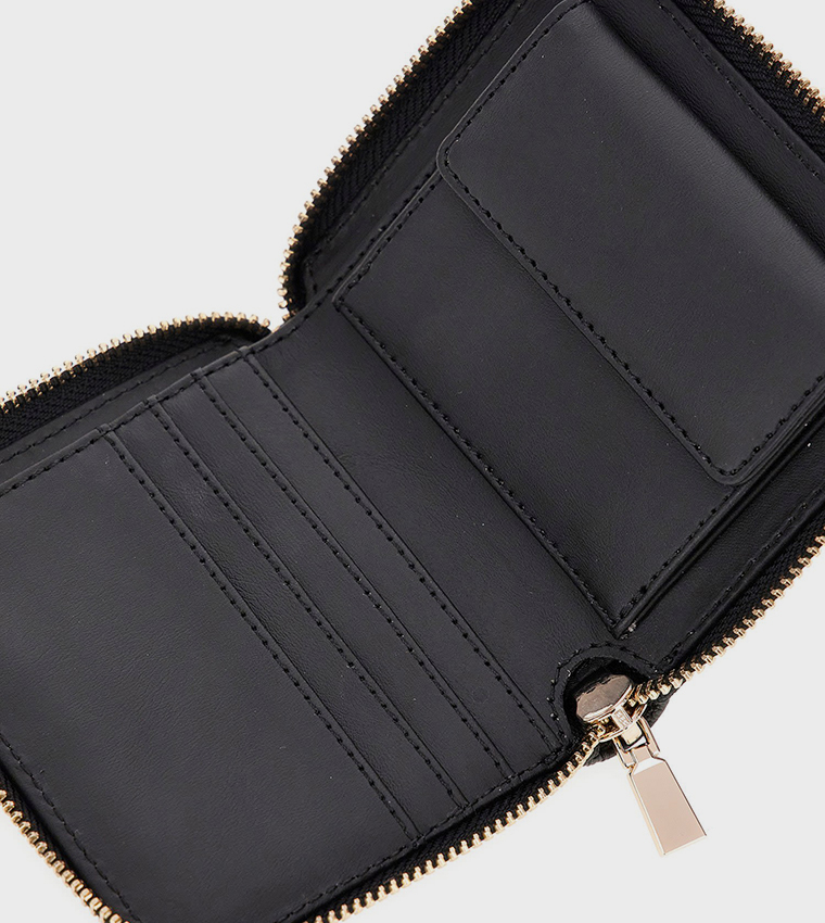 CRESIDIA II Logo Debossed Small Wallet