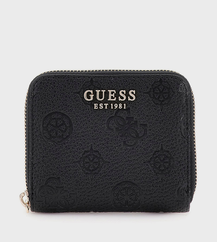 CRESIDIA II Logo Debossed Small Wallet