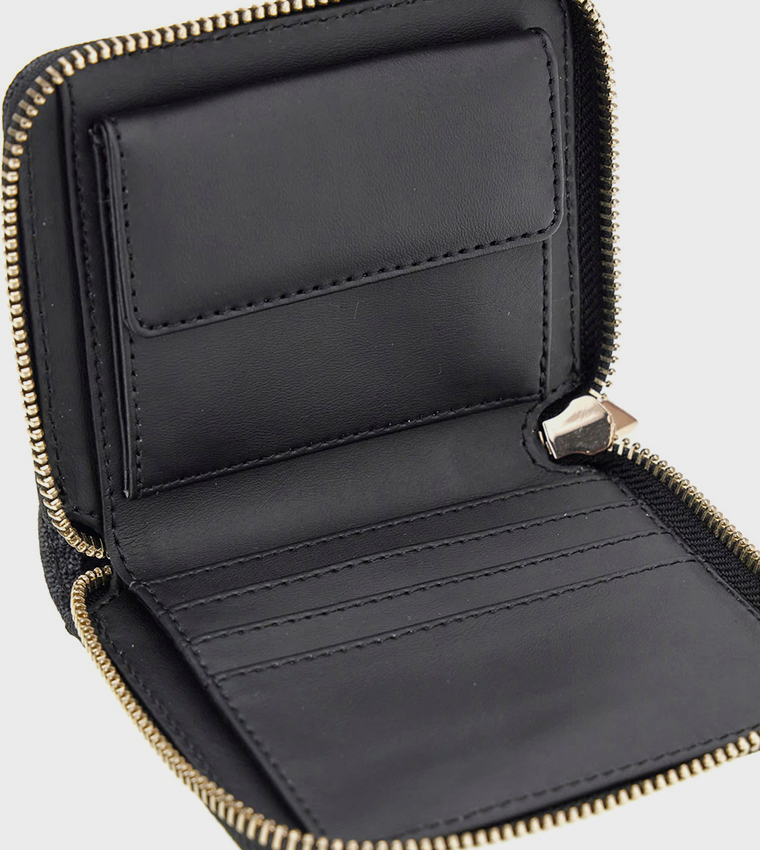 LAUREL II Logo Patterned Mini Wallet