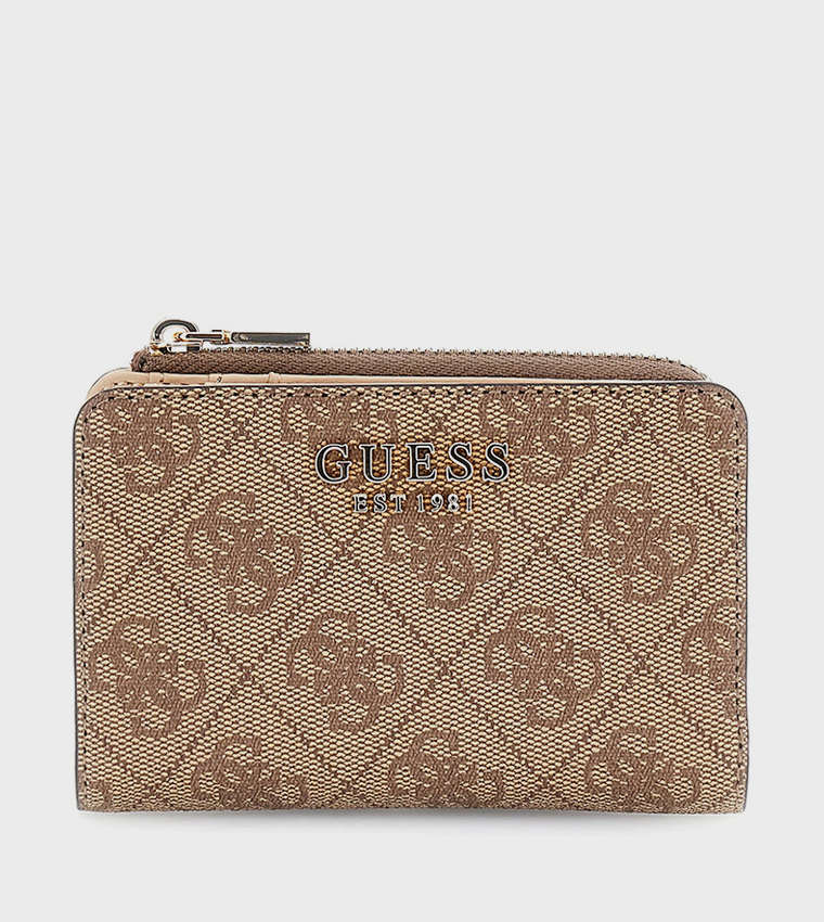 LAUREL II Logo Patterned Medium Wallet