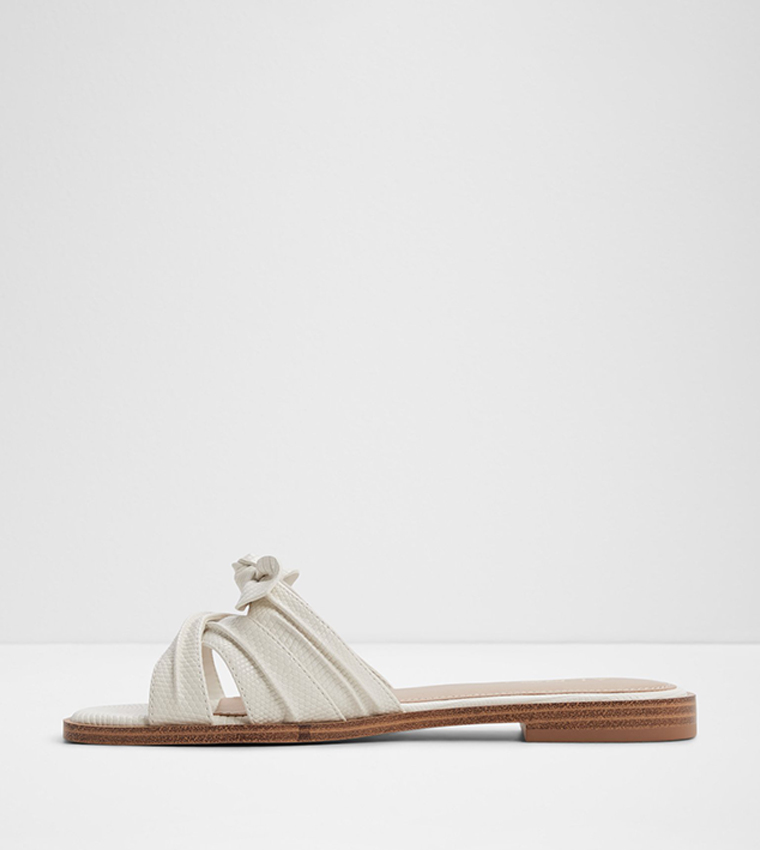 ألدو  الصنادل المسطحة - أبيض  Flat Sandals