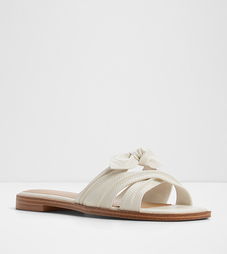 ألدو  الصنادل المسطحة - أبيض  Flat Sandals