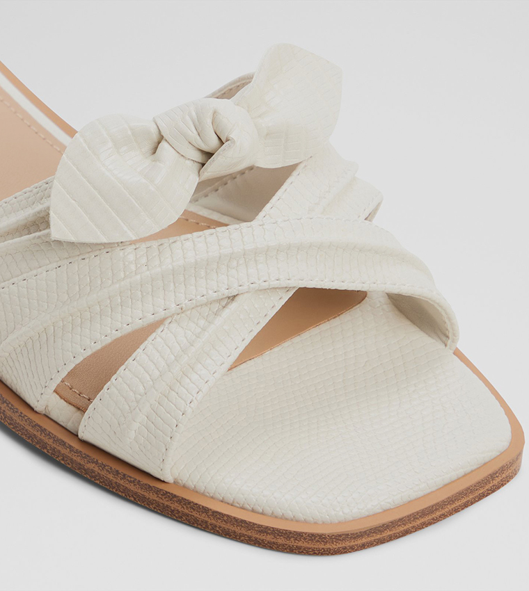ألدو  الصنادل المسطحة - أبيض  Flat Sandals