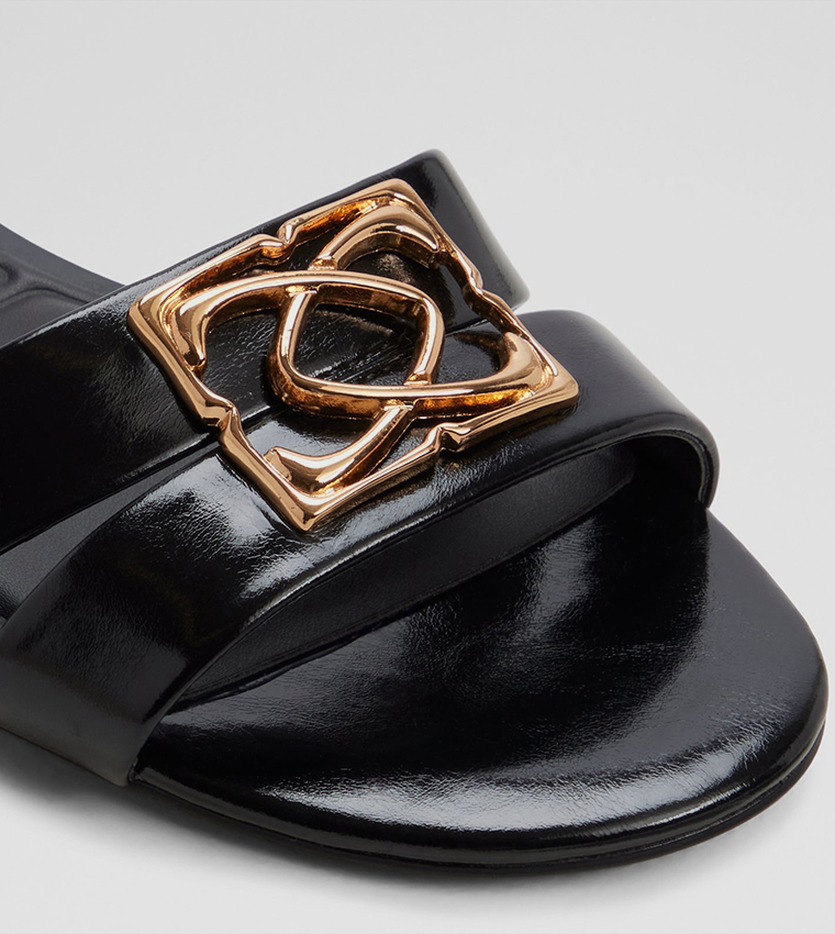 Aldo  Flat Sandals - Black Flat Sandals