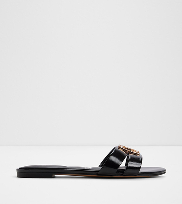 Aldo  Flat Sandals - Black Flat Sandals