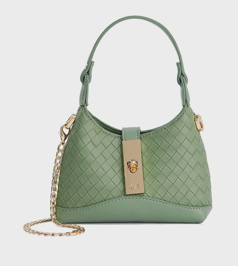 SUPPORTIVE Basket Weave Mini Bag