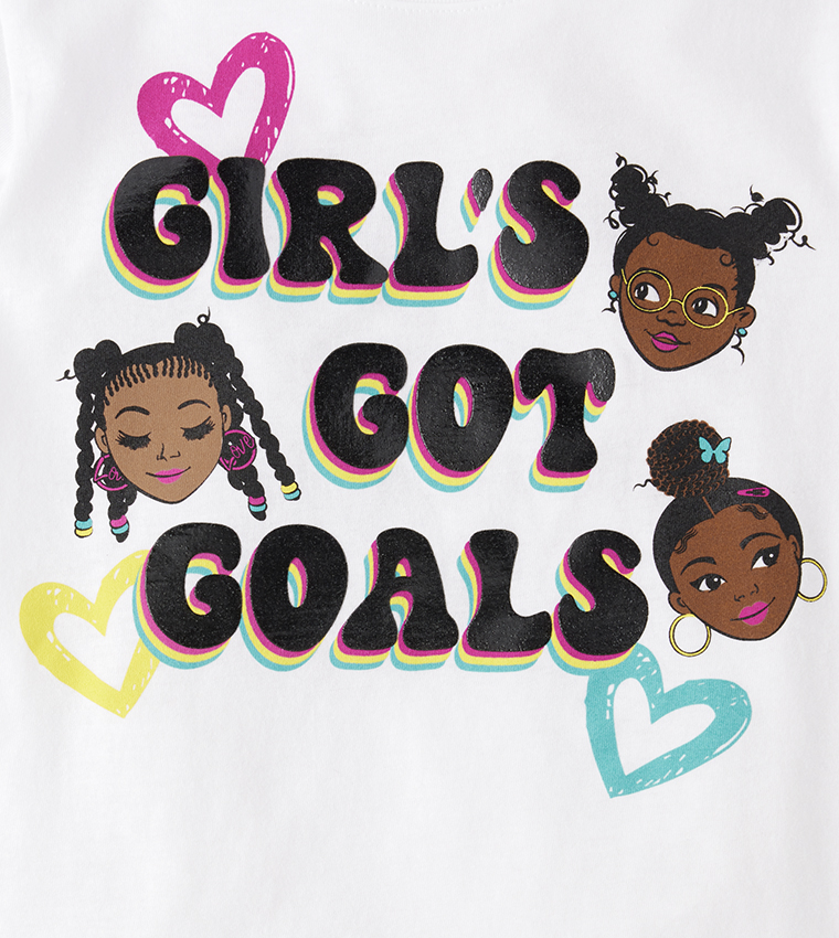 Girls Goals Graphic T-Shirt