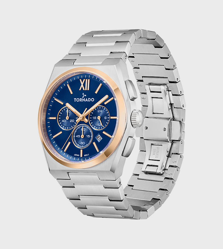 Aurora Nova Blue Dial Chronograph Watch
