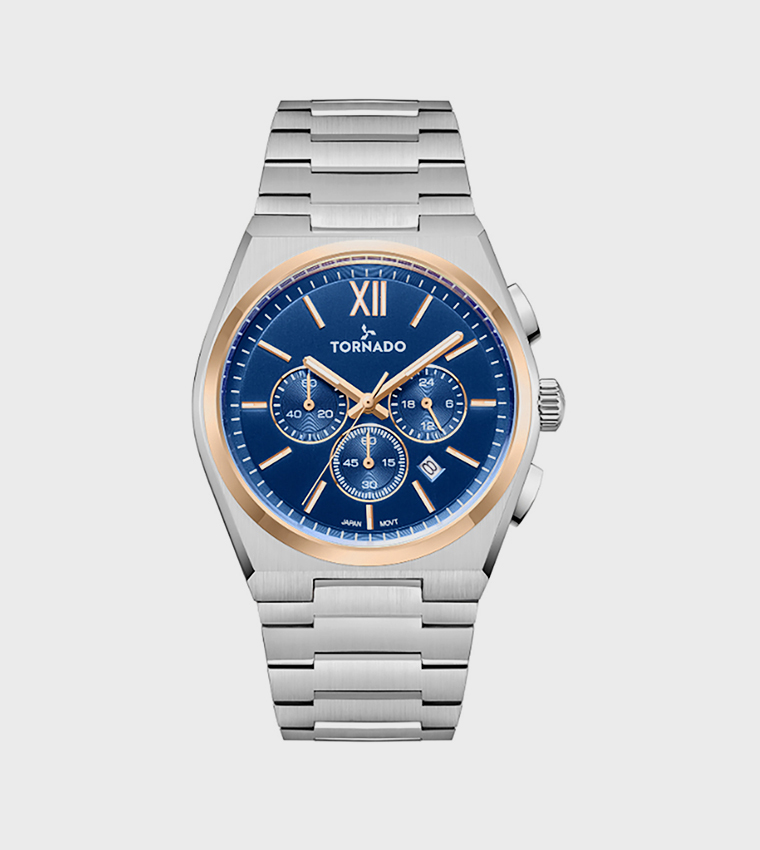 Aurora Nova Blue Dial Chronograph Watch