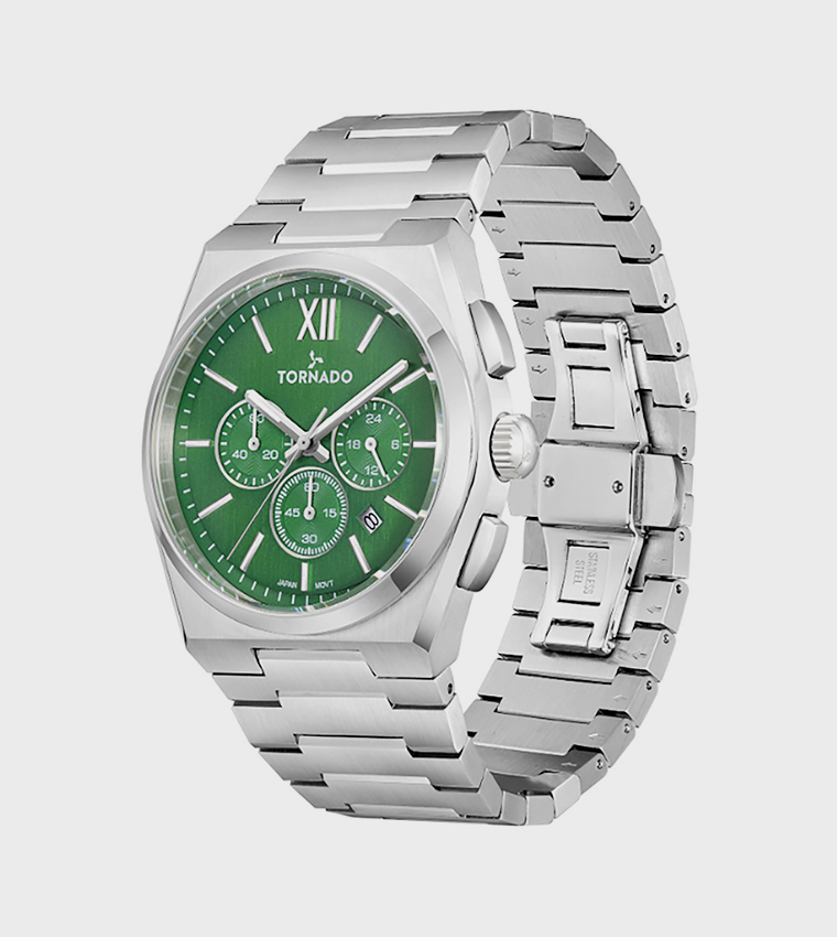Aurora Nova Green Dial Chronograph Watch