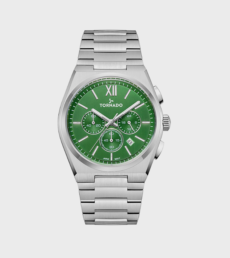 Aurora Nova Green Dial Chronograph Watch