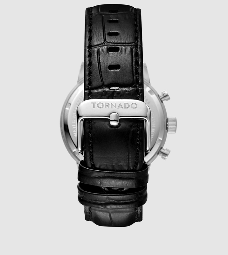 Chronograph White Dial Analog Watch