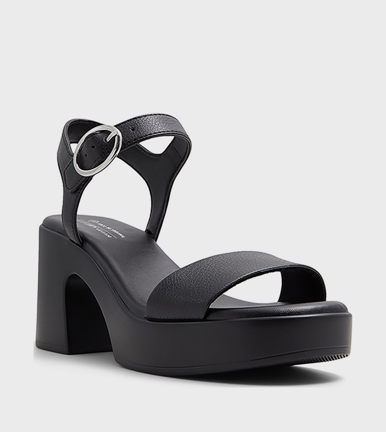 TALYA Ankle Strap Block Heel Sandals