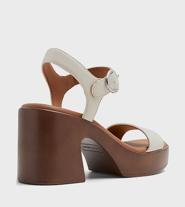 TALYA Ankle Strap Block Heel Sandals
