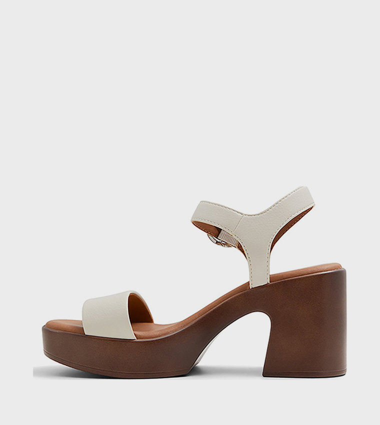 TALYA Ankle Strap Block Heel Sandals