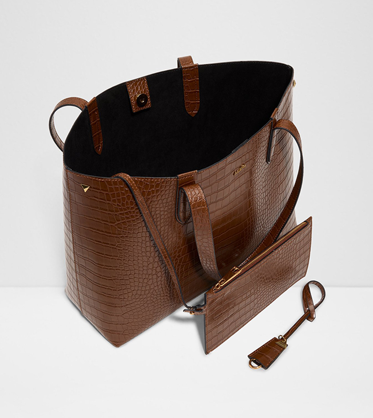 TAMMERA Textured Tote Bag