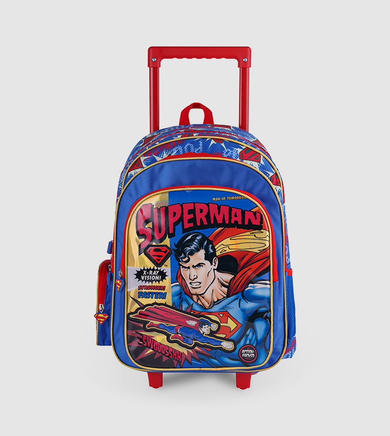 Warner Bros. Superman Man of Tomorrow 18" Trolley Backpack