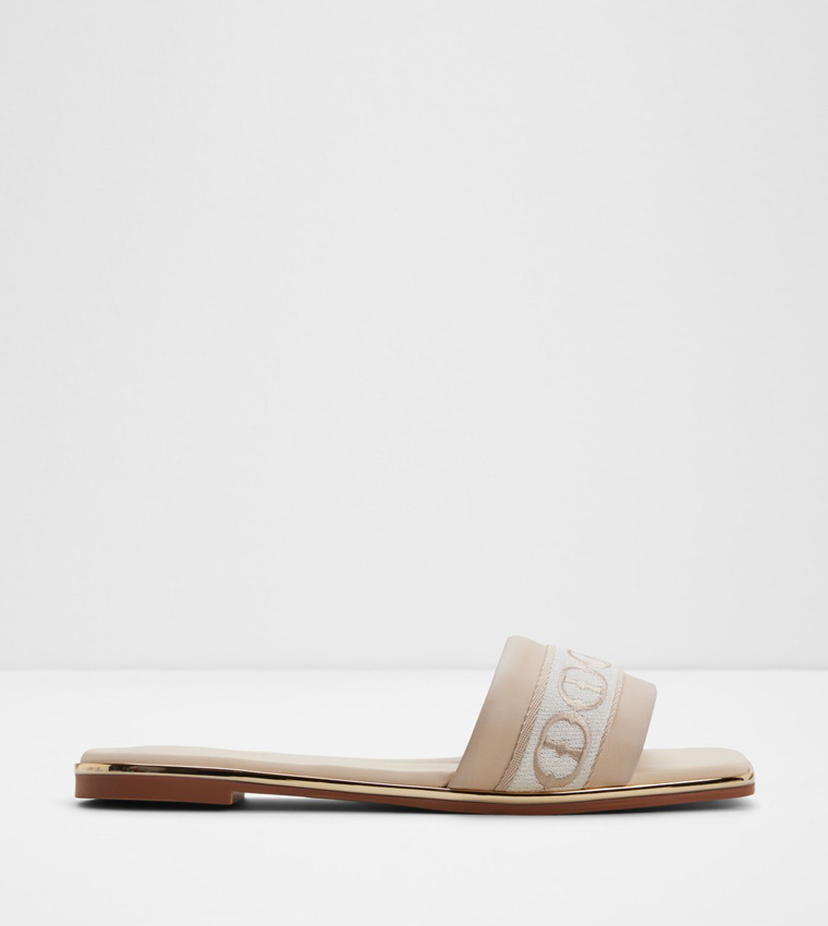 TENDRE-IN Embroidered Flat Sandals