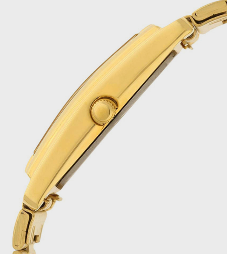 Gold Dial Analog Watch