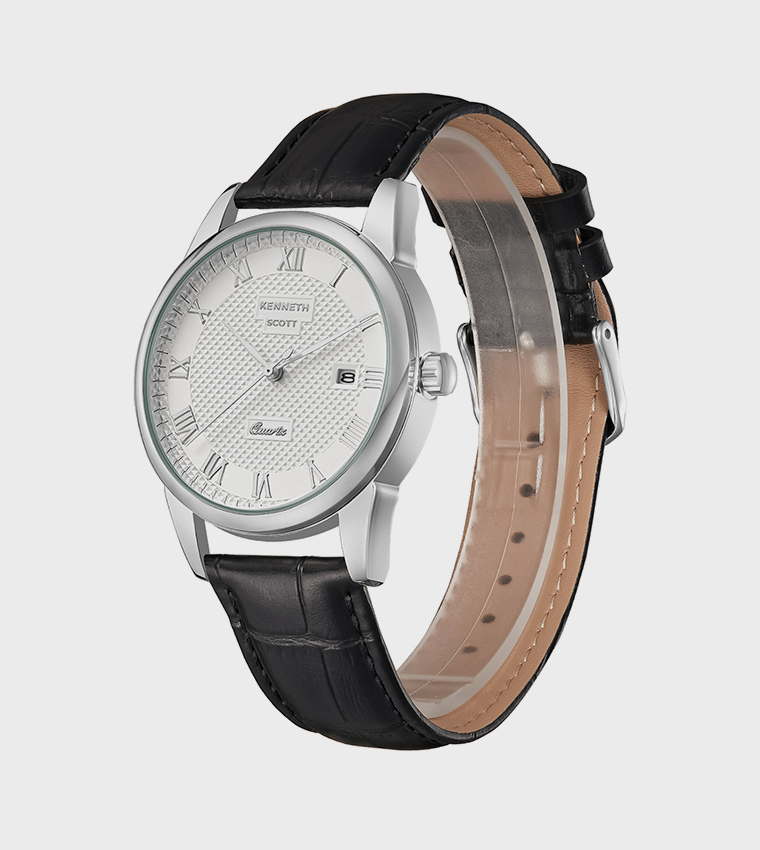 White Dial Analog Watch