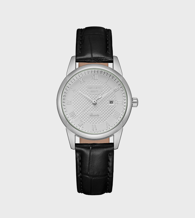 White Dial Analog Watch