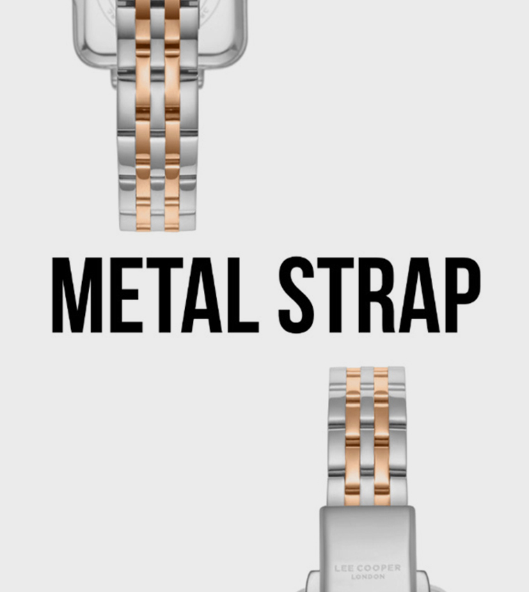 MOP Dial Metal Strap Analog Watch