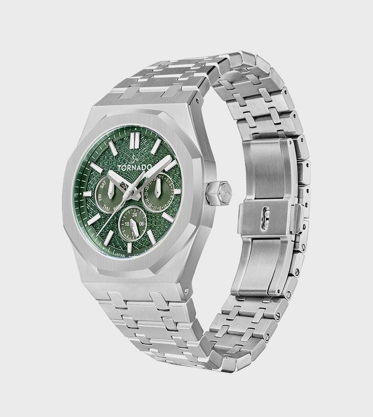 AURORA Multifunction Green Dial Watch