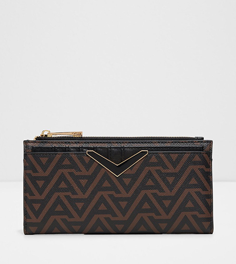 THEODOSIA Monogram Patterned Card Holder