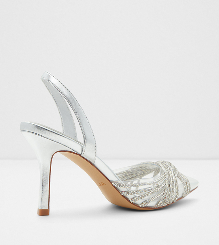 THUBETH Embellished Slingback Pumps