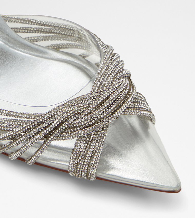 THUBETH Embellished Slingback Pumps