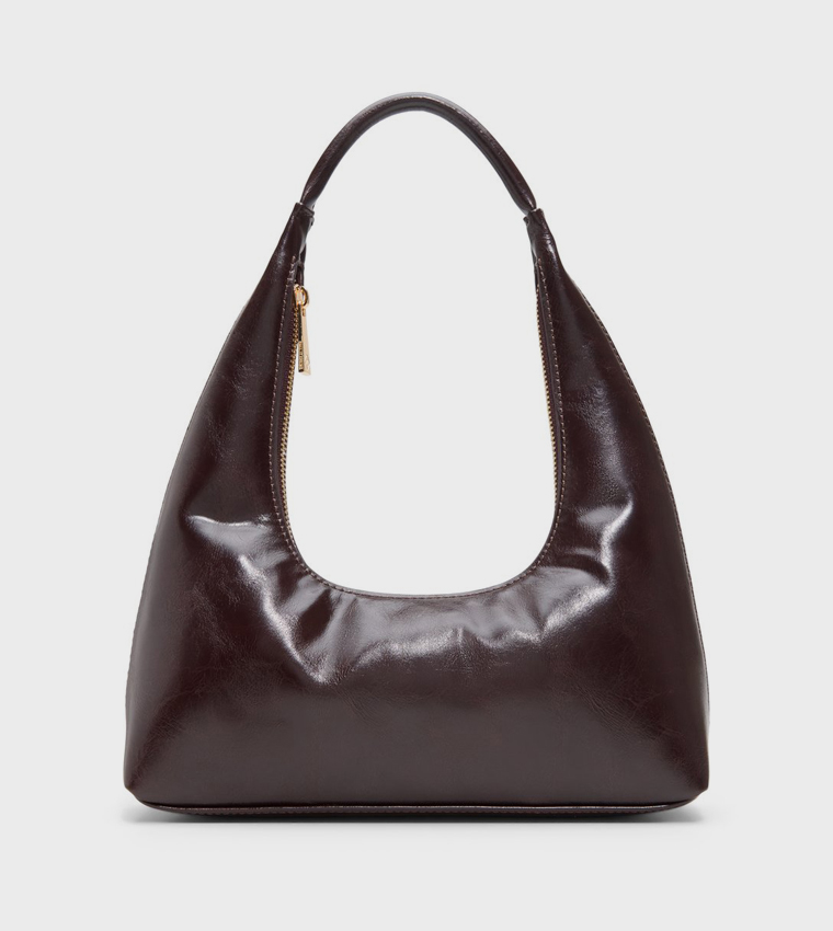 TIAH Textured Zip Hobo Bag