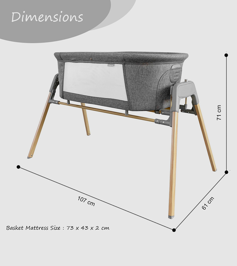 3 in 1 Baby Rocker Bassinet/ Infant Crib with Mosquito Net