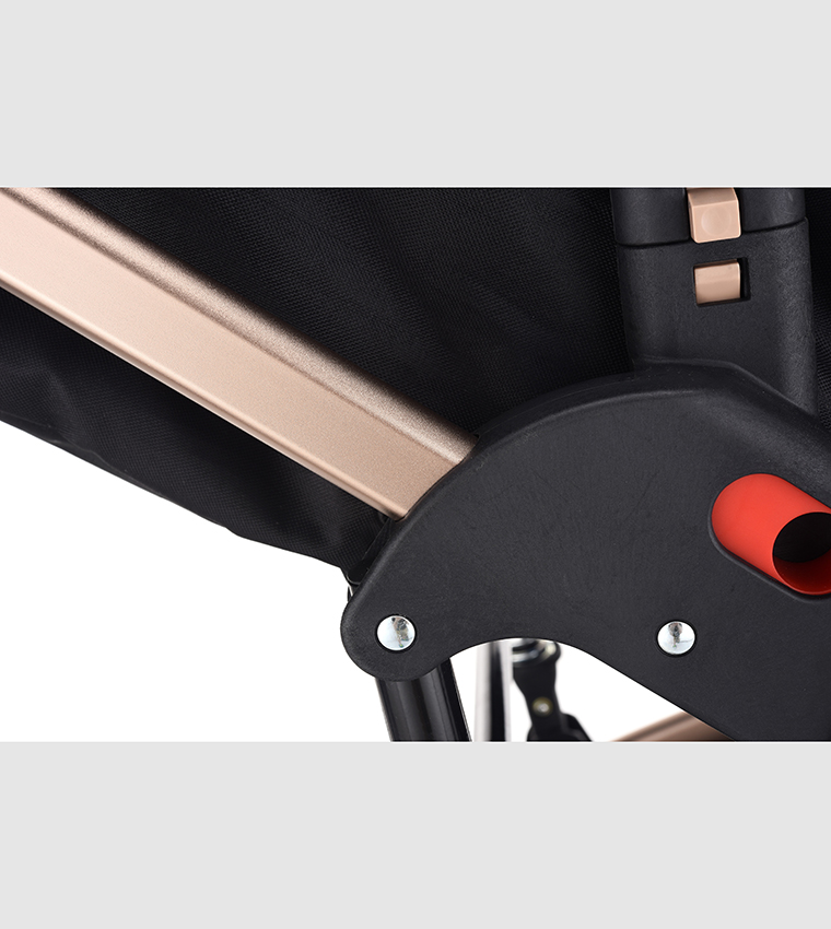 3 In 1 Pram Stroller - Black