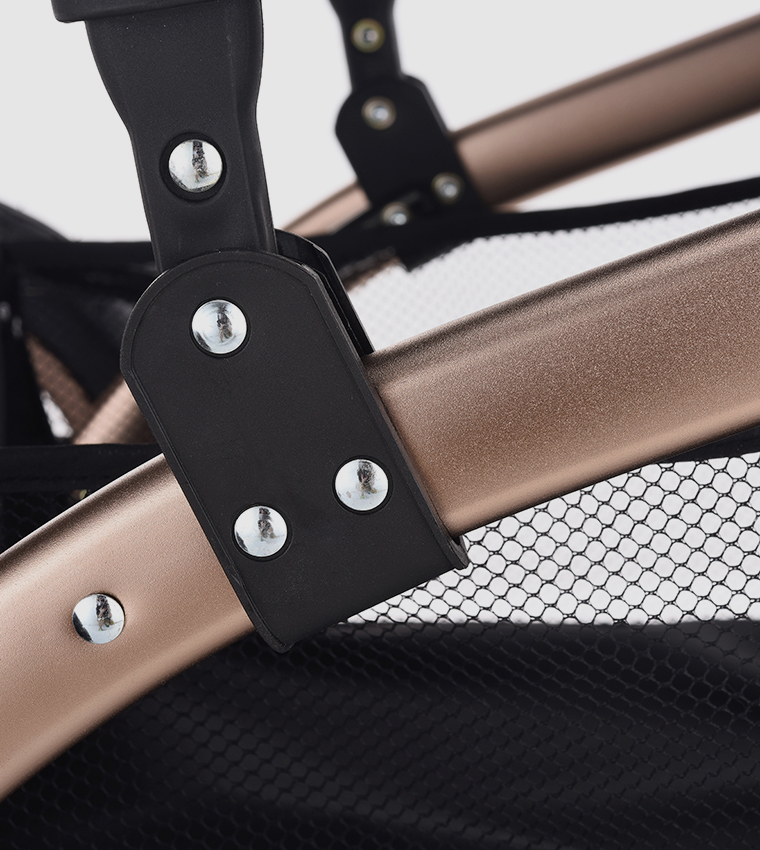 3 In 1 Pram Stroller - Black