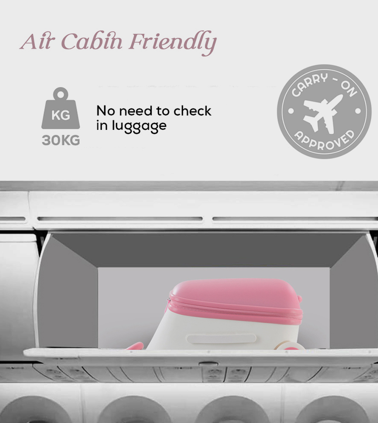 3-in-1 Ride-On Trolley Suitcase